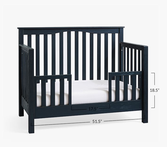 Kendall 4 in 1 Toddler Bed Conversion Kit Weathered Navy In Home