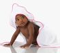 Organic Scallop Baby Hooded Towel