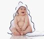 Organic Scallop Baby Hooded Towel