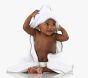 Organic Scallop Baby Hooded Towel