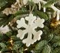 Wool Snowflake Ornaments, Set of 8