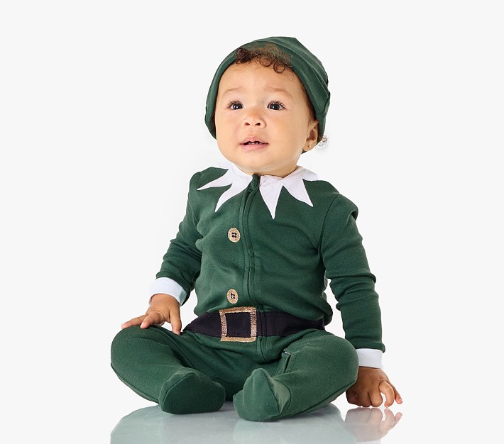 Santa's Helper Organic Baby Pajama