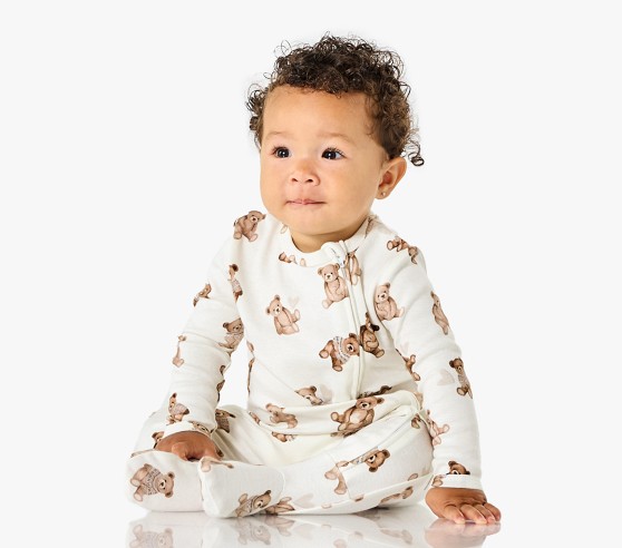 Teddy Bear Organic Baby Pajama