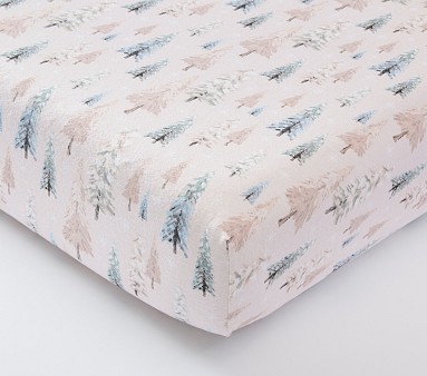 Pottery barn flannel crib sheet best sale