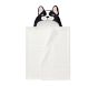 Pippa Frenchie Faux Fur Kid Hooded Towel