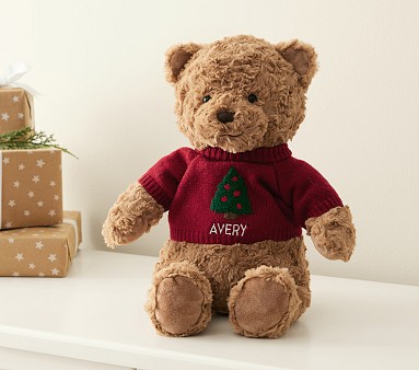 Classic Christmas Teddy Bear Pottery Barn Kids