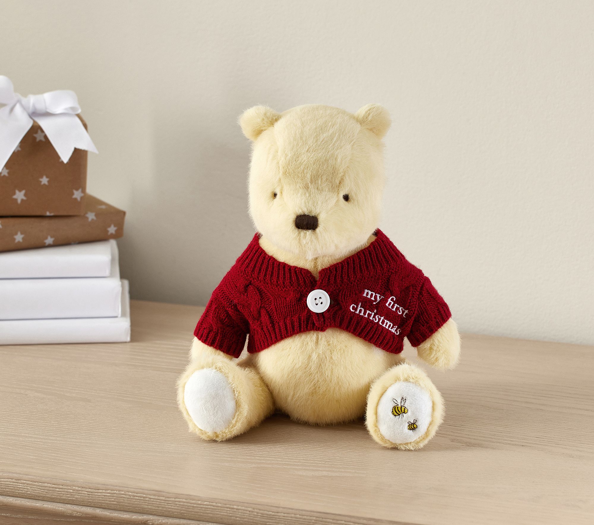 Product image for Disney's Winnie the Pooh Christmas Plush