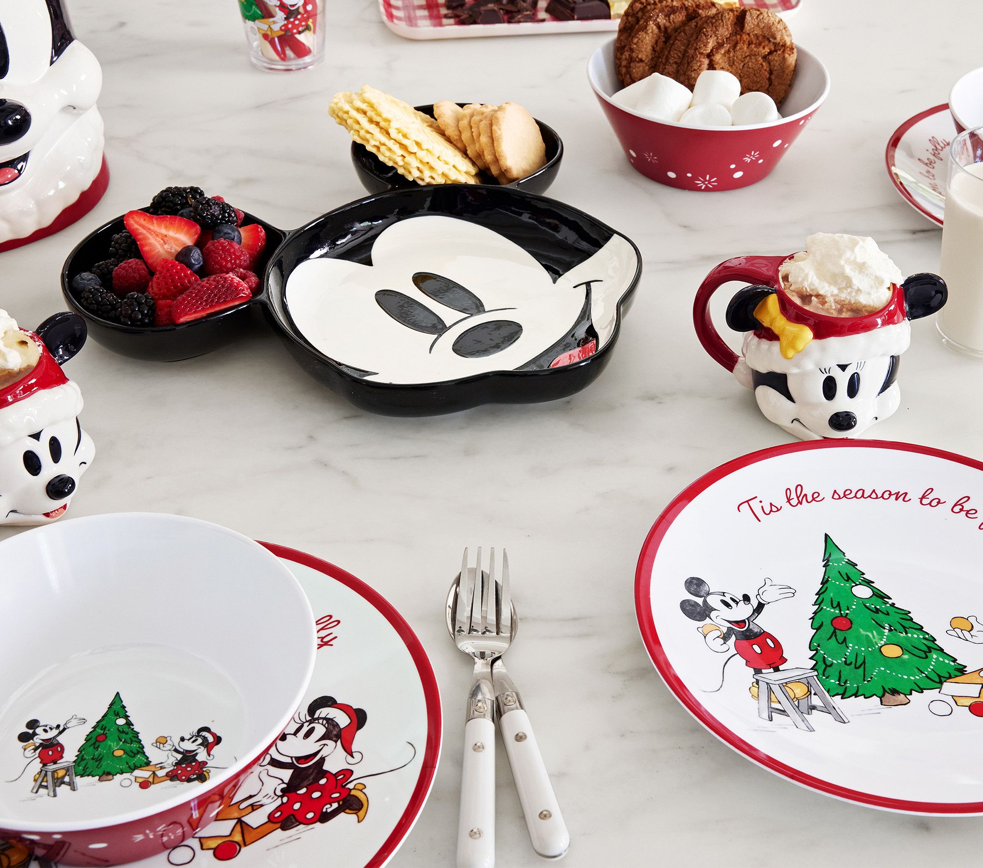 Disney Christmas Dinnerware 