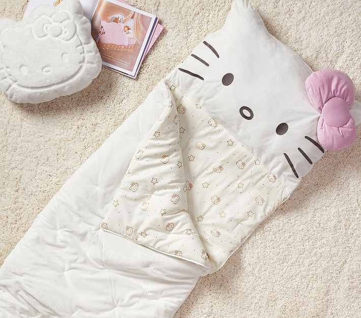 Hello Kitty Faux Fur Sleeping Bag Pottery Barn Kids