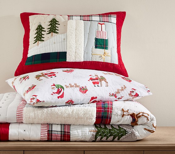 Heritage Santa Bedding Set | Pottery Barn Kids