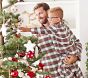 Adult Stewart Plaid Flannel Pajama Set