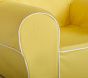 Kids Anywhere Chair&#174;, Yellow with White Piping