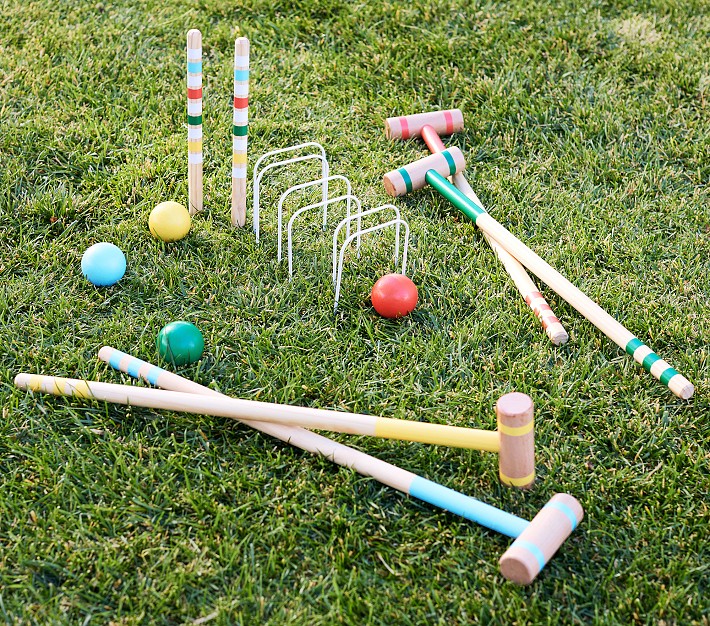 Rainbow Croquet Game Set