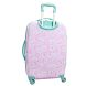 Mackenzie Pink Heart Tie Dye Hard-Sided Luggage