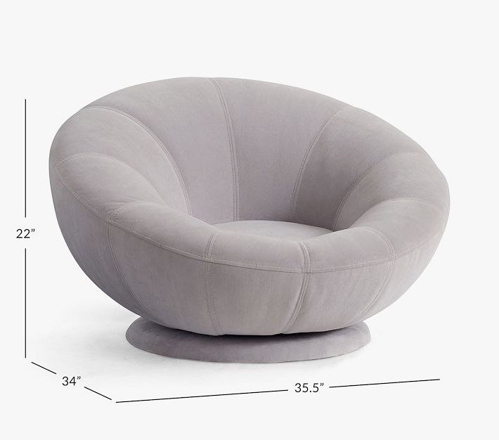PK Groovy Swivel Chair Pottery Barn Kids