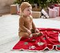 Heirloom Gingerbread Organic Cotton Baby Pajama &amp; Hat Set