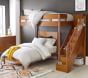 west elm x pbk Mid-Century Stair Loft &amp; Lower Bed Set