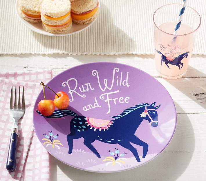 Horse Plate &#38; Tumbler