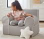 Oversized Anywhere Chair&#174;, Gray with White Piping