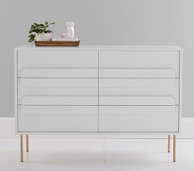 west elm x pbk Gemini 6 Drawer Modern Kids Dresser Pottery Barn Kids