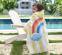 Rainbow Stripe Baby Beach Hooded Towel