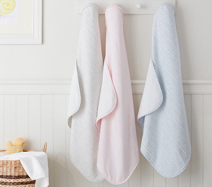 Organic Arrow Baby Hooded Towel