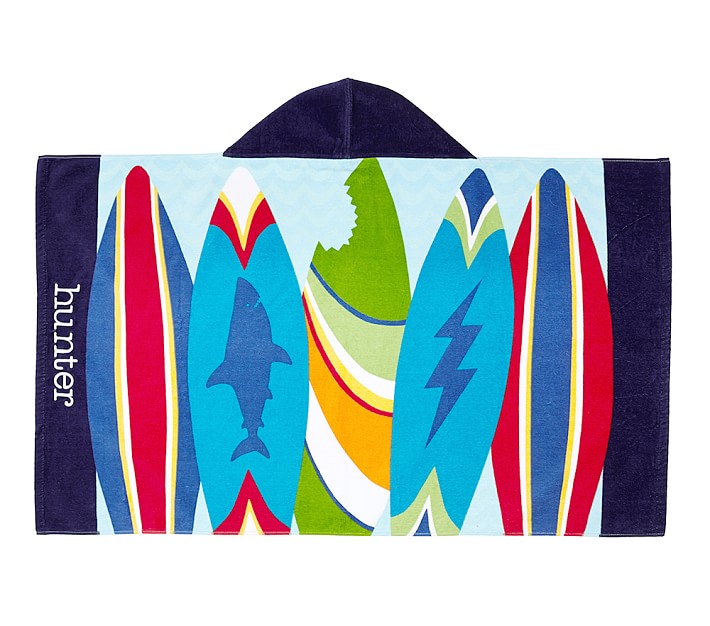 St Tropez Surf Icon Kid Beach Hooded Towel