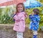 Hatley Navy/Orange Gingham Umbrella