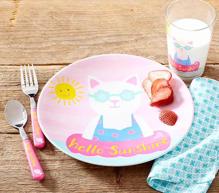 Kitty Plate &amp; Tumbler