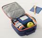 Fairfax Classic Lunch Box Solid Pink/Navy Trim