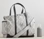 Gray Ikat Classic Diaper Bag