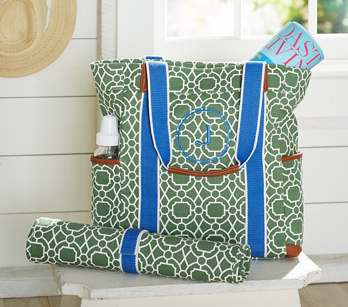 Green Geo Harper Tote