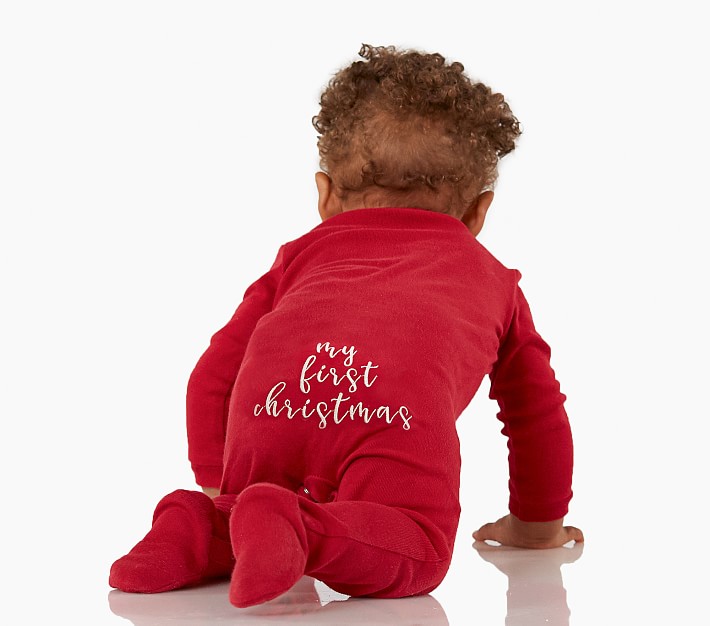 My First Christmas Organic Baby Pajama