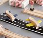 Wooden Play City Train Track Set