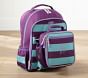 Fairfax Lavender&#47;Green Stripe Backpacks