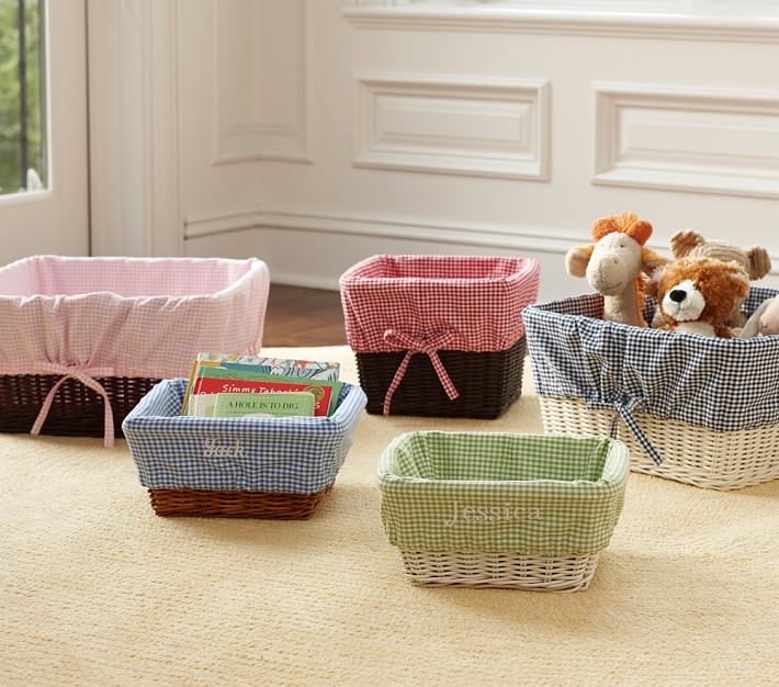 Gingham Sabrina Basket Liners