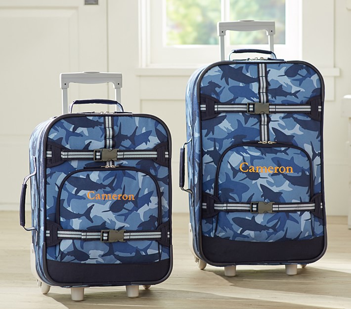 Mackenzie Navy Shark Camo Luggage