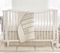 Micah Metallic Crib Skirt