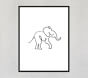 Baby Elephant Framed Art