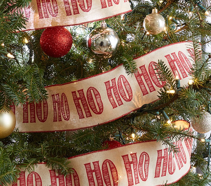 Burlap Tree Garland