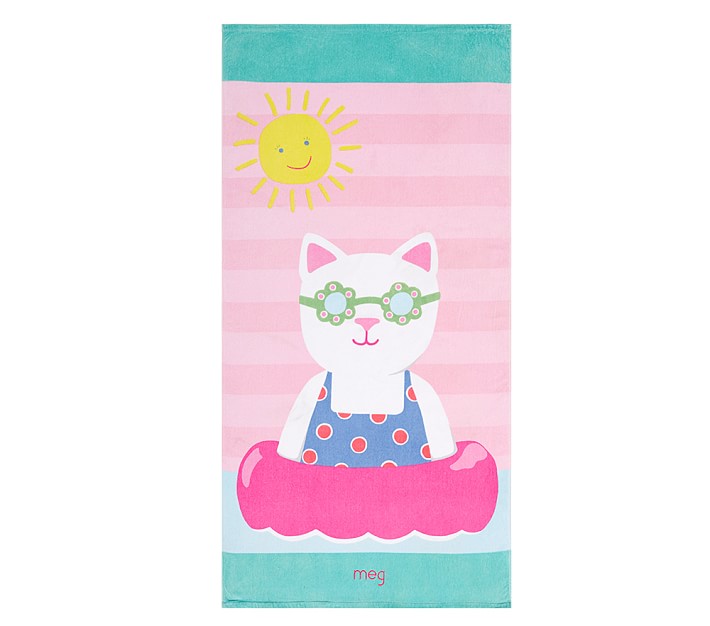 Classic Kitty Kid Beach Towel