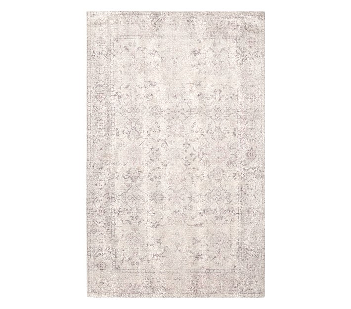 Lila Floral Antique Rug