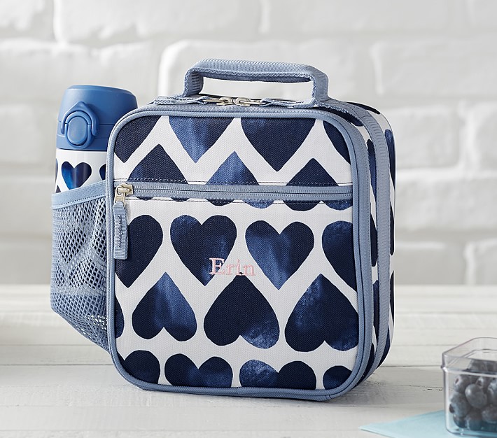 Mackenzie Indigo Hearts Classic Lunch Box