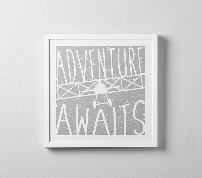 Minted&#174 Adventure Awaits Vintage Airplane Wall Art by Lorena Depante