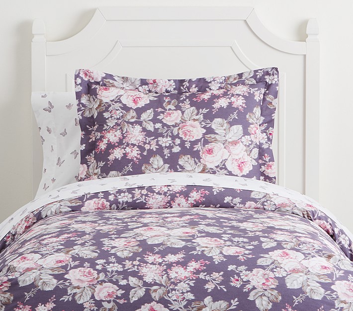 Organic Yvette Floral Duvet Cover &amp; Shams