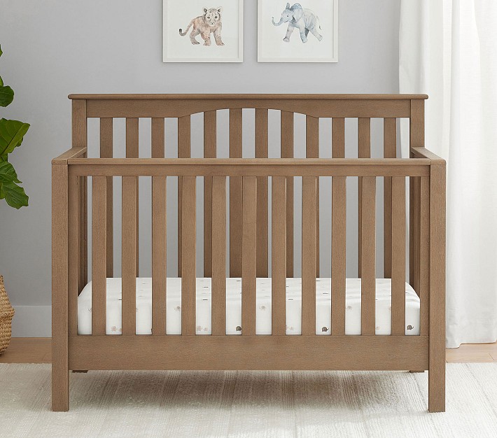 Kendall 4 in 1 Convertible Crib Weathered White In Home Delivery