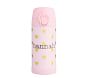 Mackenzie Pink/Gold Foil Hearts Water Bottles