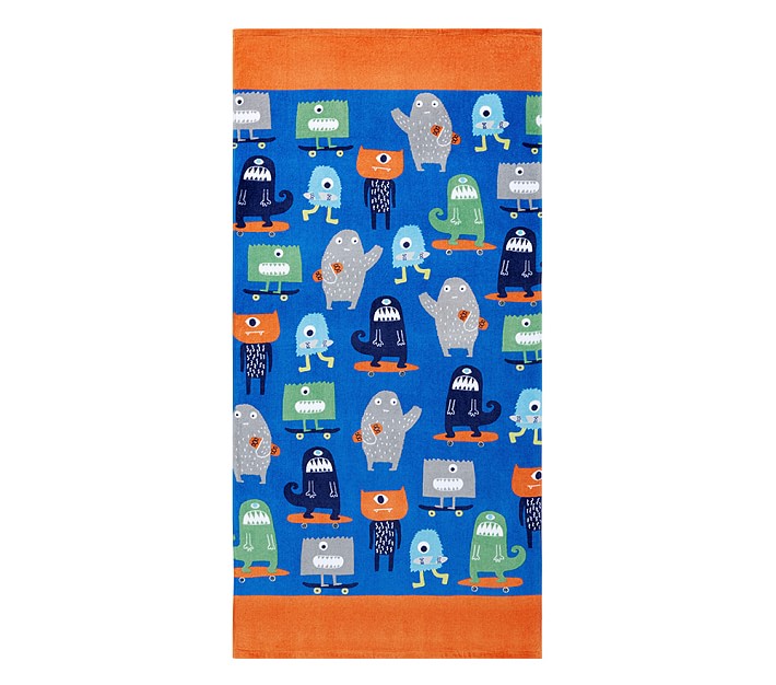 Allover Monster Kid Beach Towel