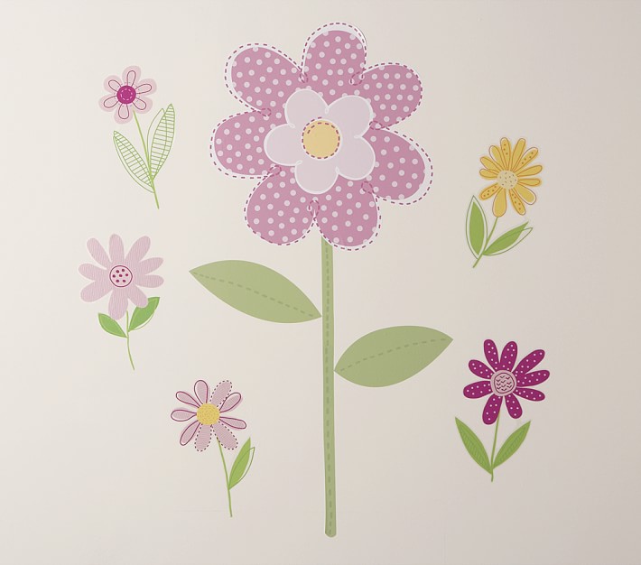 Daisy Garden Wall Decals