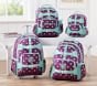 Mackenzie Plum Glitter Heart Backpacks